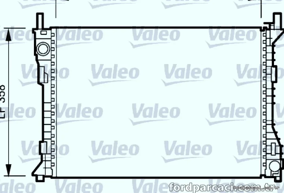 VALEO 735045 RADYATOR FUSION FIESTA 05> - Valeo - VALEO 735045