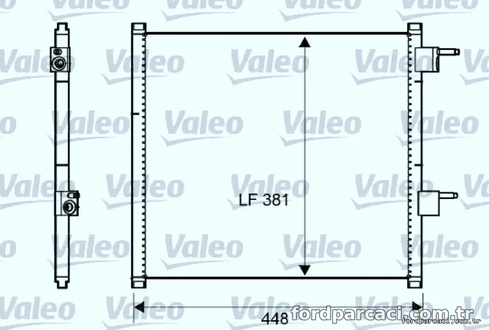 VALEO 817225 KONDENSER FORD KA - Valeo - VALEO 817225