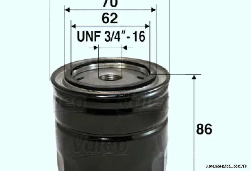 YAG FILTRESI FORD KA I 1.3I, FIESTA IV 1.3I, FIESTA CB1 08>12 V 02>, FOCUS CAK 98>05 II III, FUSION - Valeo - VALEO 5860