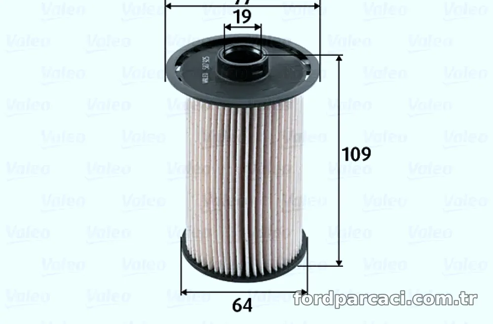 YAKIT FILTRESI (MAZOT) FORD FOCUS II 1.8 TDCI, C-MAX 1.8 T - Valeo - VALEO 587925