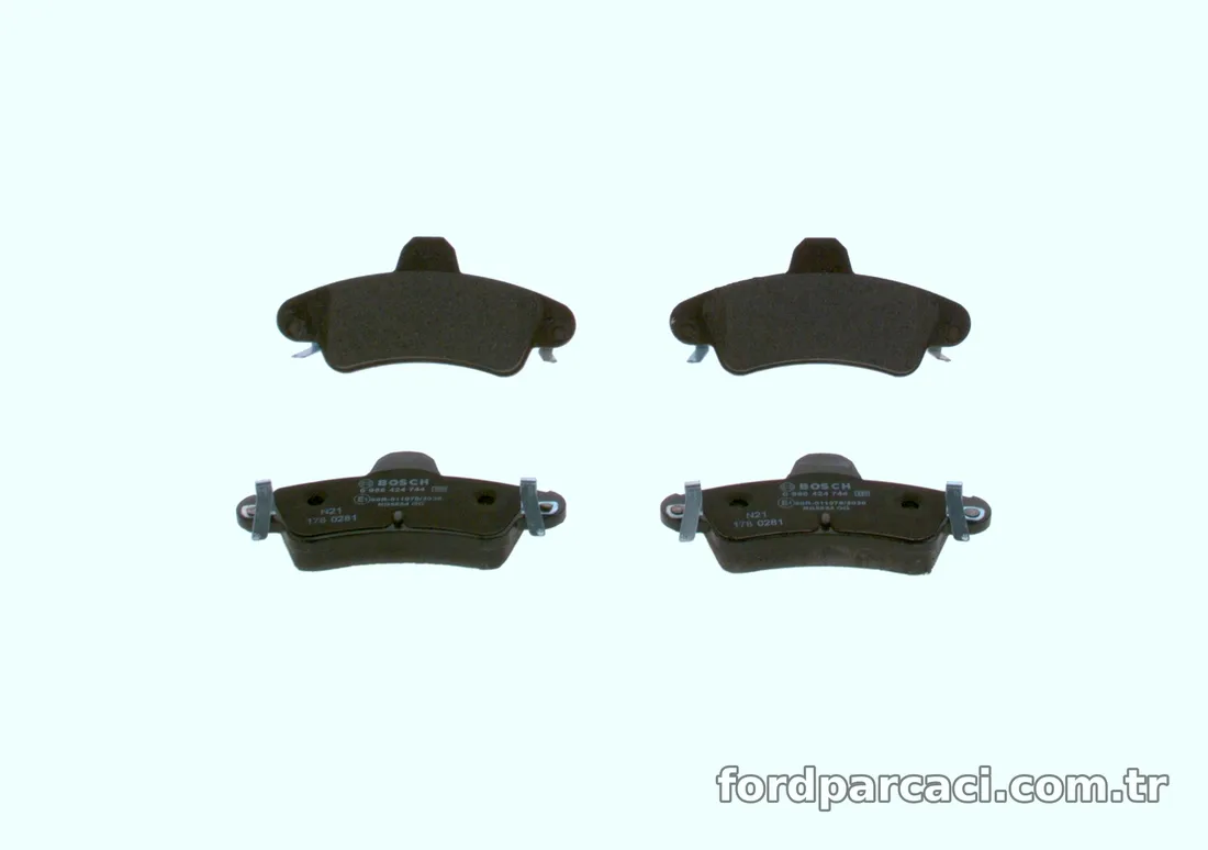 BOSCH 0986424744 Fren Disk Balata - BOSCH - 0986424744