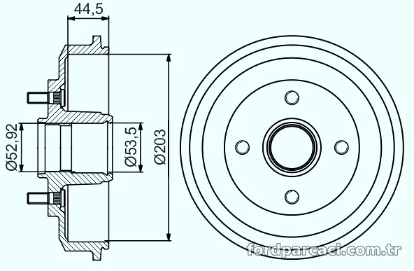 BOSCH 0986477266 Kampana - BOSCH - 0986477266