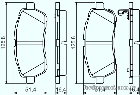 BOSCH 0986494574 Fren Disk Balata - BOSCH - 0986494574