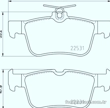 BREMBO P24175 Fren Disk Balata - BREMBO - P24175