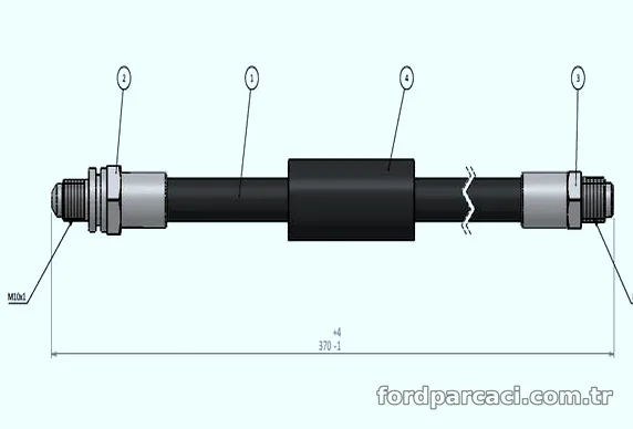 CAVO C900750A Fren Hortumu - CAVO - C900750A