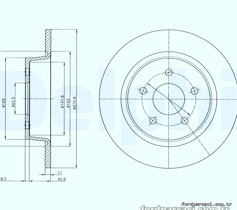 DELPHI BG4533C Fren Disk Ayna - DELPHI - BG4533C