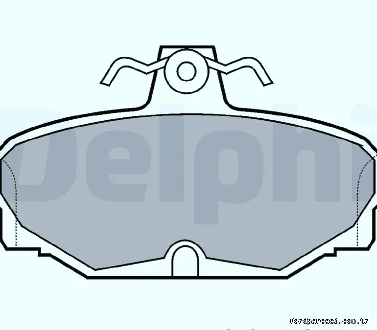 DELPHI LP507 Fren Disk Balata - DELPHI - LP507