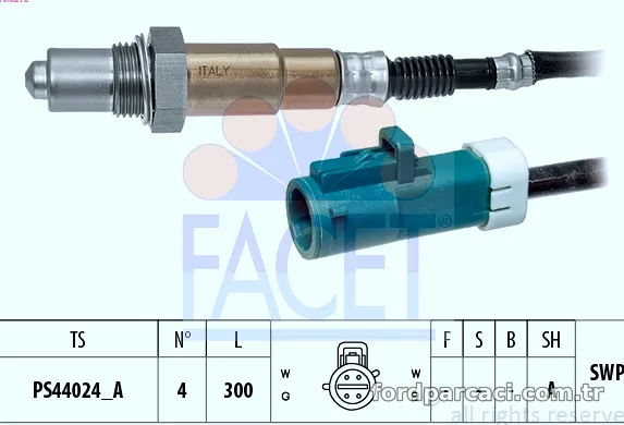 FACET 108272 Oksijen (Lambda) Sensörü - FACET - 108272