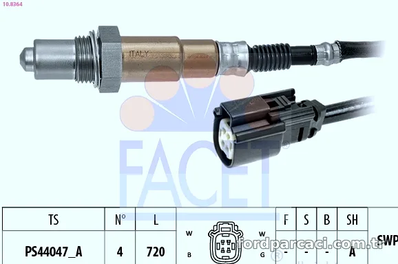 FACET 108364 Oksijen (Lambda) Sensörü - FACET - 108364