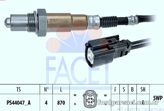 FACET 108365 Oksijen (Lambda) Sensörü - FACET - 108365