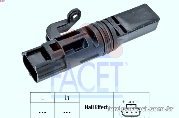 FACET 90481 Kilometre Hız Sensörü