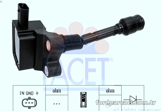 FACET 96519 Ateşleme Bobini - FACET - 96519