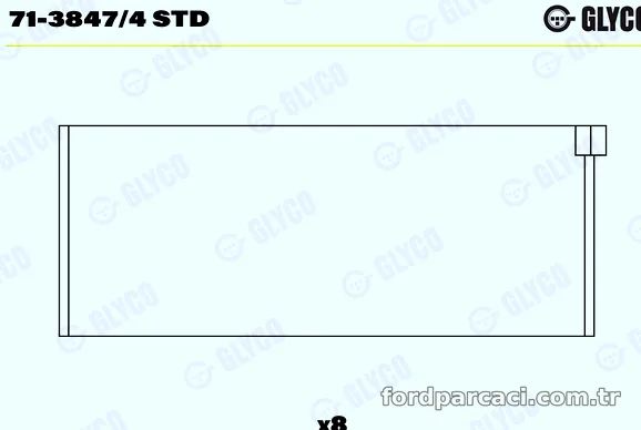 GLYCO 7138474STD Kol Yatak - GLYCO - 7138474STD