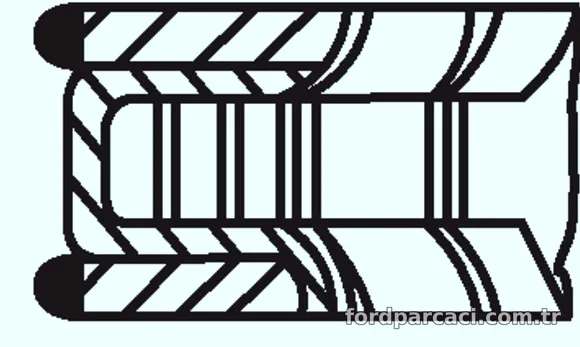 MAHLE 01573N2 Segman - MAHLE - 01573N2