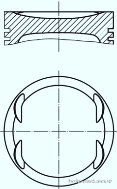 MAHLE 0157602 Piston - MAHLE - 0157602
