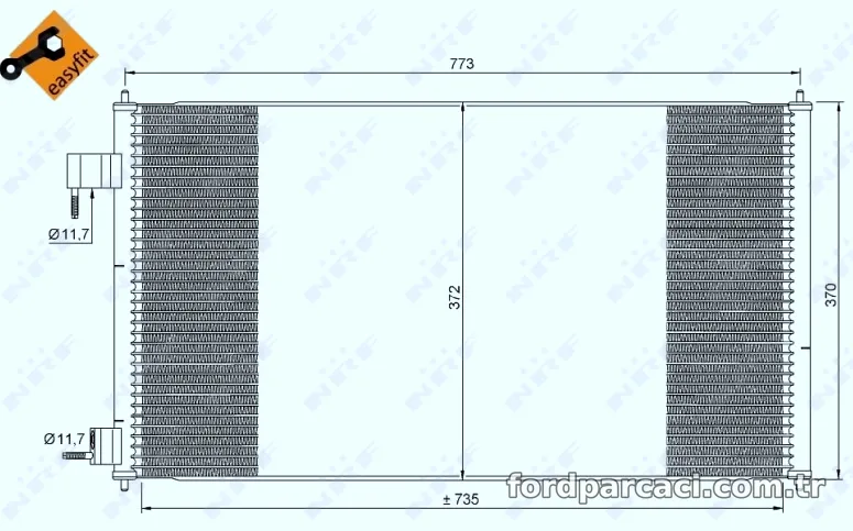 NRF 35681 Klima Radyatörü - NRF - 35681