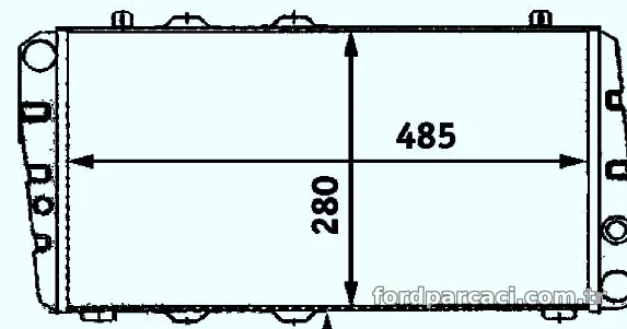 RAM Motor Radyatörü MGA80277