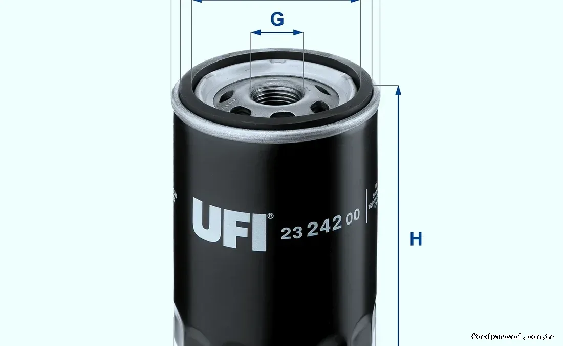 UFI 2324200 Yağ Filtresi - UFI - 2324200