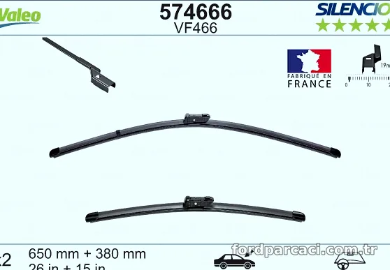 VALEO 574666 Silecek Süpürgesi - VALEO - 574666
